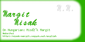 margit misak business card